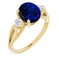 Round Boulder Opal 53_Yellow Gold_Round
