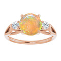Round Black Opal 56_Rose Gold_Round
