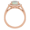 Oval Black Opal 13_Rose Gold_Oval