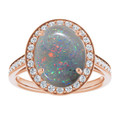 Oval Black Opal 12_Rose Gold_Oval