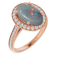 Oval Black Opal 12_Rose Gold_Oval