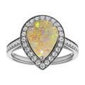Teardrop Pipe Opal 39_Sterling Silver_Teardrop