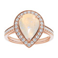 Teardrop White Opal 43_Rose Gold_Teardrop