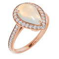 Teardrop White Opal 43_Rose Gold_Teardrop