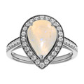 Teardrop White Opal 43_Sterling Silver_Teardrop