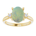 Oval Boulder Opal 94_Yellow Gold_Oval