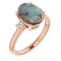 Oval Boulder Opal 100_Rose Gold_Oval
