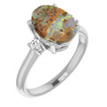 Oval Boulder Opal 107_White Gold_Oval