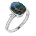 Oval Boulder Opal 109_White Gold_Oval