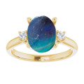 Oval Boulder Opal 110_Yellow Gold_Oval