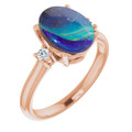 Oval Boulder Opal 110_Rose Gold_Oval