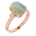 Oval Boulder Opal 112_Rose Gold_Oval