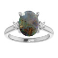 Oval Boulder Opal 113_Sterling Silver_Oval