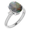 Oval Boulder Opal 113_White Gold_Oval
