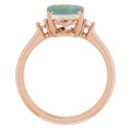 Oval Opal Triplet 132_Rose Gold_Oval