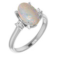 Oval White Opal 1_Sterling Silver_Oval