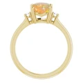 Round Black Opal 56_Yellow Gold_Round