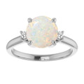 Round White Opal 57_Sterling Silver_Round