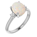 Round White Opal 57_Sterling Silver_Round