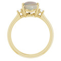 Oval White Opal 14_Yellow Gold_Oval
