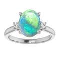 Oval Black Opal 16_White Gold_Oval