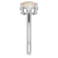Oval White Opal 18_White Gold_Oval