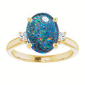 Oval Opal Triplet 58_Yellow Gold_Oval
