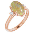 Teardrop Pipe Opal 39_Rose Gold_Teardrop