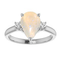 Teardrop White Opal 43_Sterling Silver_Teardrop