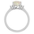 Round White Opal 57_Sterling Silver_Round