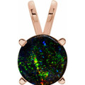 Round Boulder Opal 50_Rose Gold_Round
