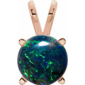 Round Black Opal 54_Rose Gold_Round