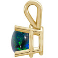Round Black Opal 54_Yellow Gold_Round