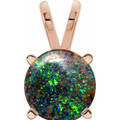 Round Boulder Opal 51_Rose Gold_Round