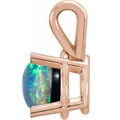Round Black Opal 49_Rose Gold_Round