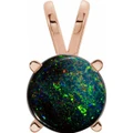 Round Boulder Opal 55_Rose Gold_Round