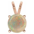 Round White Opal 119_Rose Gold_Round