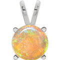 Round Black Opal 56_925 Sterling Silver_Round