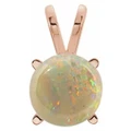 Round White Opal 118_Rose Gold_Round