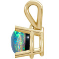 Round Black Opal 49_Yellow Gold_Round