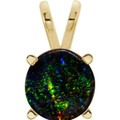 Round Boulder Opal 50_Yellow Gold_Round