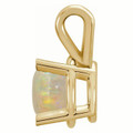 Round White Opal 118_Yellow Gold_Round