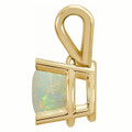 Round White Opal 120_Yellow Gold_Round