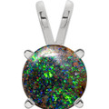 Round Boulder Opal 51_925 Sterling Silver_Round