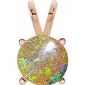 Round Boulder Opal 52_Rose Gold_Round