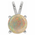 Round White Opal 119_925 Sterling Silver_Round