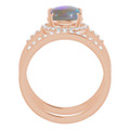 Oval Black Opal 76_Rose Gold_Oval