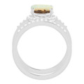 Oval Boulder Opal 94_Sterling Silver_Oval