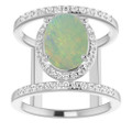 Oval Boulder Opal 94_Sterling Silver_Oval