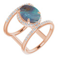 Oval Boulder Opal 96_Rose Gold_Oval